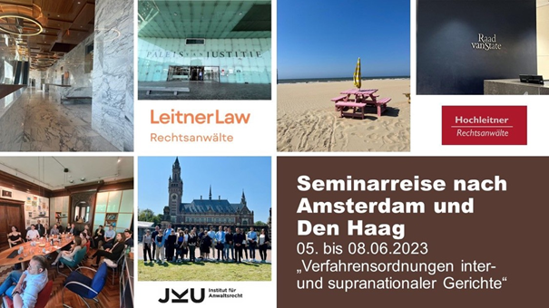 Das Seminar aus Zivilprozessrecht an der JKU Linz stand im Sommersemester 2024 im Zeichen des Themas „Verfahrensordnungen inter- und supranationaler Gerichte“.